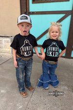 Load image into Gallery viewer, BROWN- Rowdy Kid Tee
