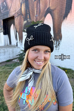 Load image into Gallery viewer, Bowtiful Beanie
