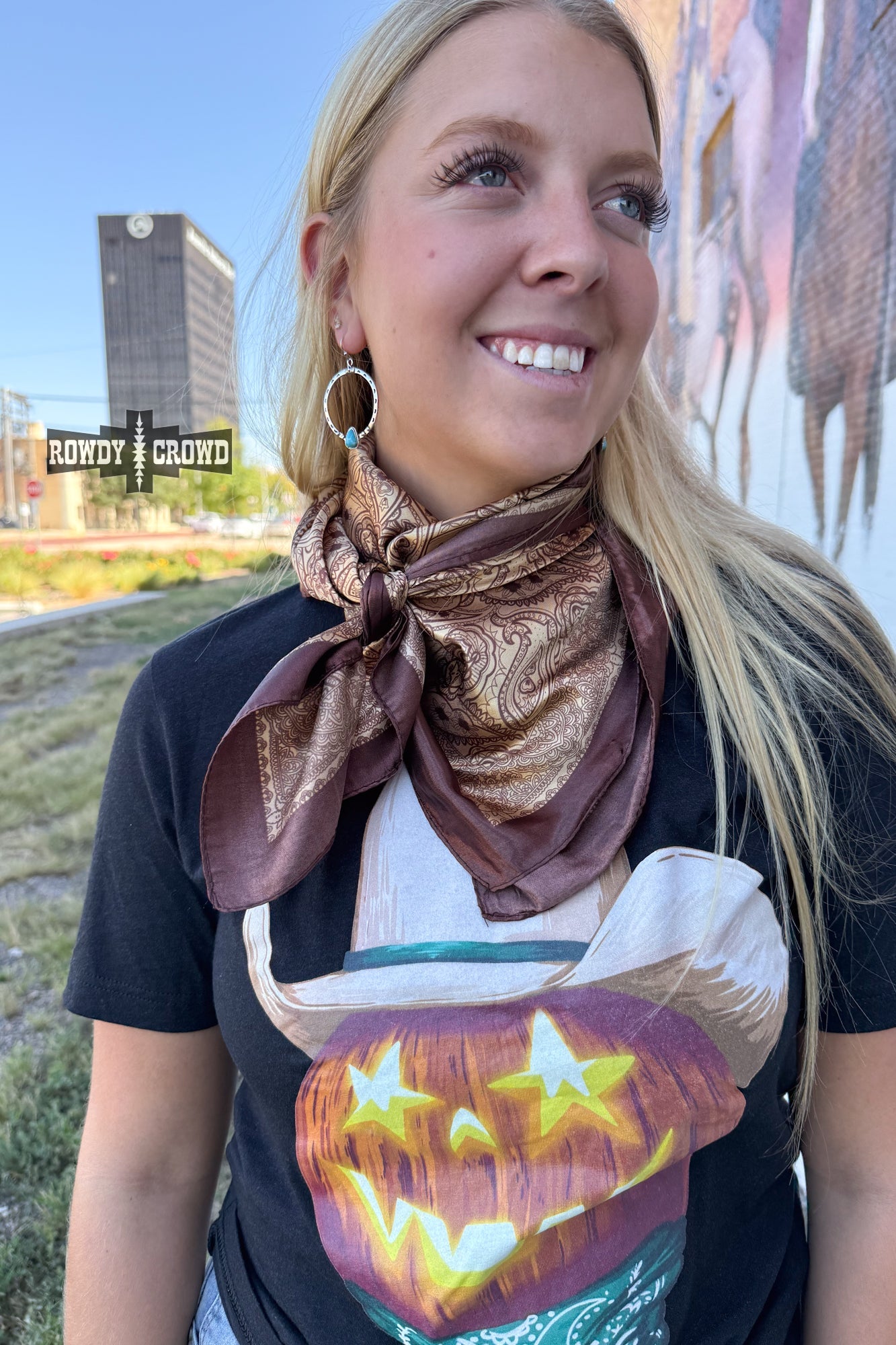 Blazing Saddles Wild Rag | Western Silk Scarf Cowgirl Accessory