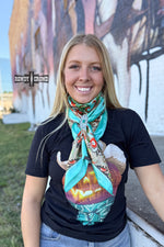 Load image into Gallery viewer, Taos Valley Wild Rag | Western Cowgirl Scarf Colorful Accessory
