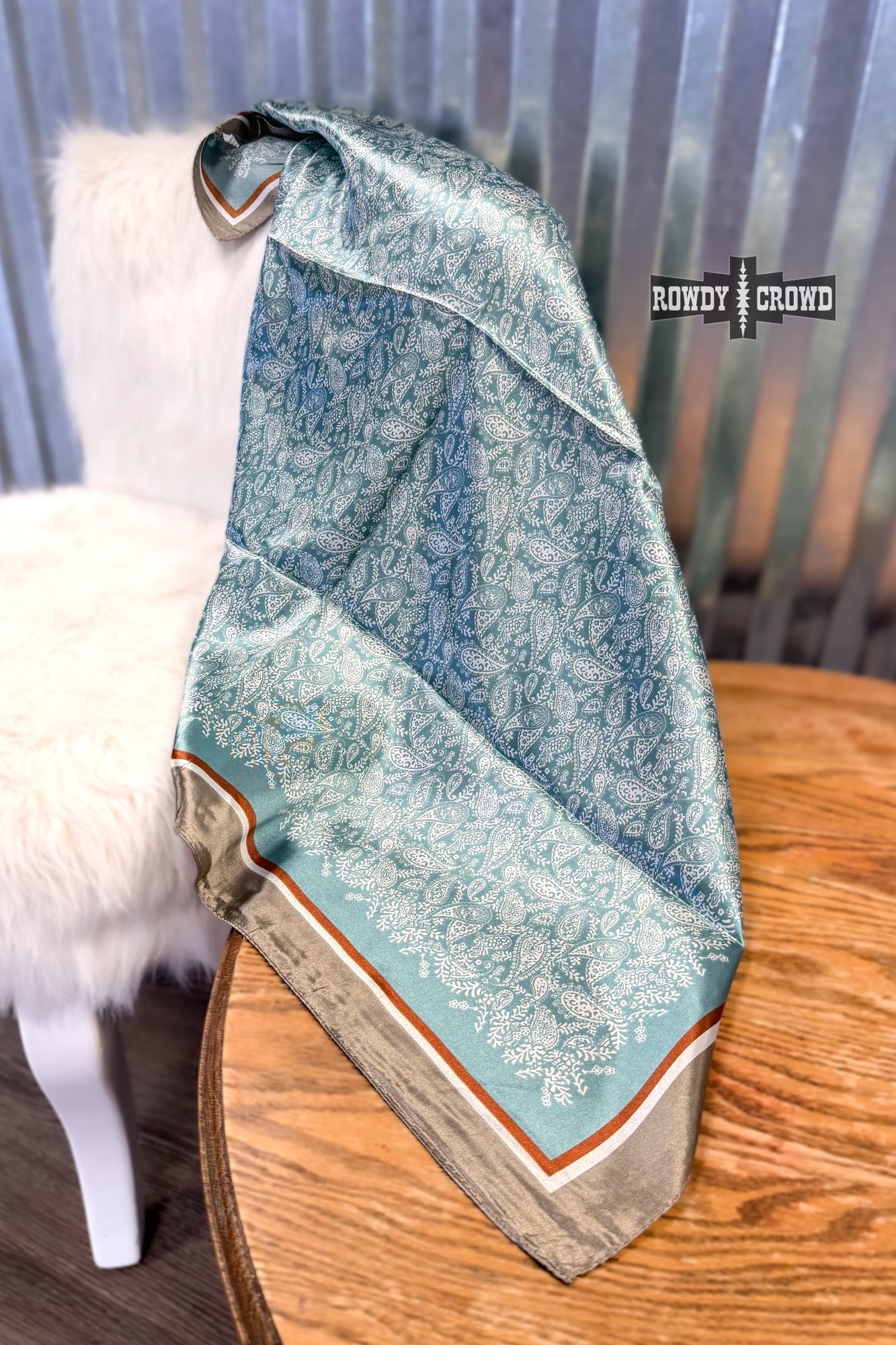Rangeland Wild Rag | Western Paisley Cowgirl Neck Scarf