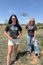 Load image into Gallery viewer, TURQUOISE Lucky Rodeo Tee
