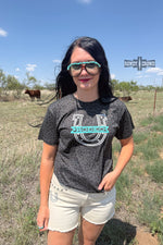 Load image into Gallery viewer, TURQUOISE Lucky Rodeo Tee
