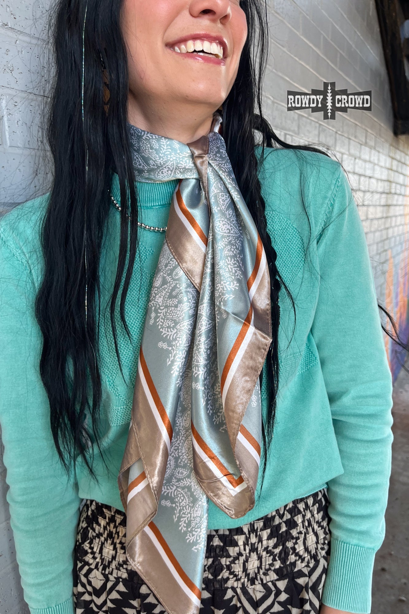 Rangeland Wild Rag | Western Paisley Cowgirl Neck Scarf