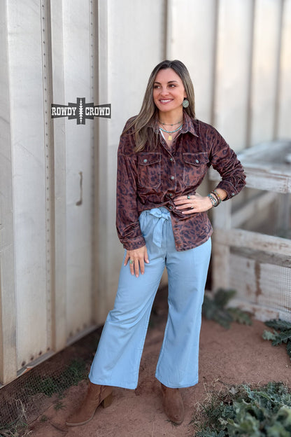 Ocean Breeze Pants | Western Cowgirl Flowy Wide Leg Pants