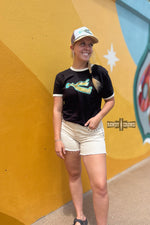 Load image into Gallery viewer, LEOPARD Wild Ride Ringer Tee
