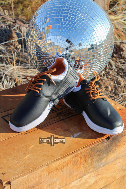 Stony Creek Sneakers | Western Cowgirl Fringe Neutral Sneakers