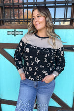 Load image into Gallery viewer, Wrangled Up Sweater
