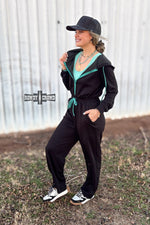 Load image into Gallery viewer, Turquoise Nights Jumpsuit
