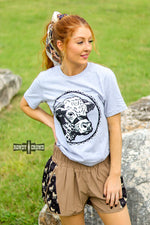 Load image into Gallery viewer, Happy Hereford Tee- GREY
