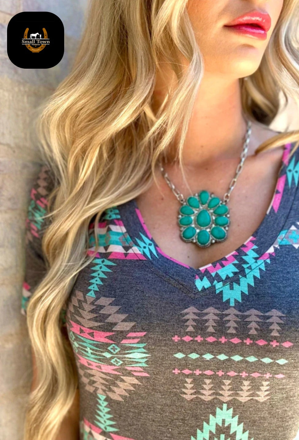 Aztec Heights Maxi Dress | Western Aztec Cowgirl Boho Maxi Dress