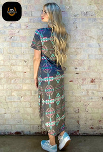 Aztec Heights Maxi Dress