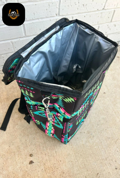 Northern Lights Cooler Backpack | Western Cowgirl Insulated Cooler Backpack