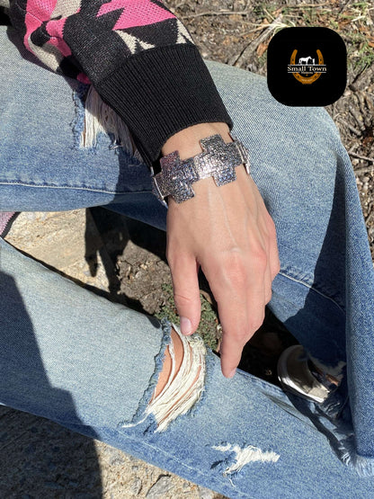 Cross Concho Bracelet
