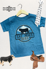 Load image into Gallery viewer, KIDS Eat More Beef Tee
