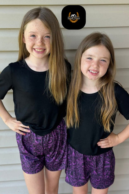 Sheridan Shorts Kids - Purple