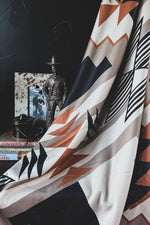 Load image into Gallery viewer, Santa Fe Dust Blanket | Western Aztec Plush Reversible Throw Blanket

