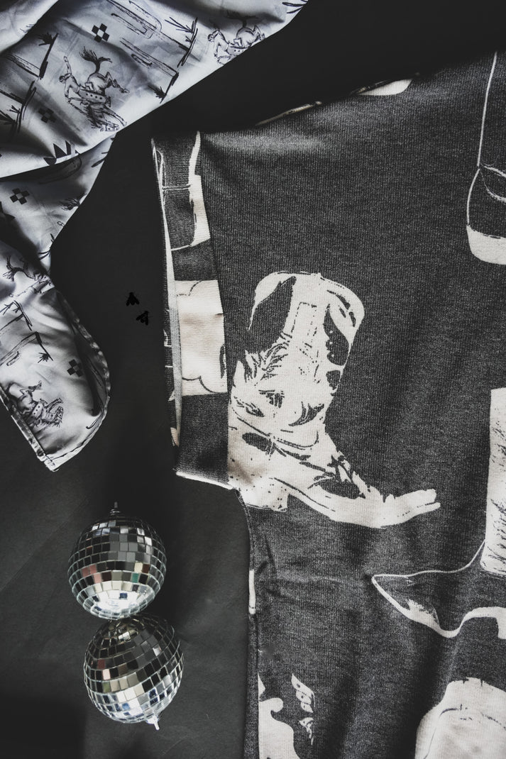 Scootin Boogie Oversized Tee | Western Cowgirl Oversized Graphic Tee