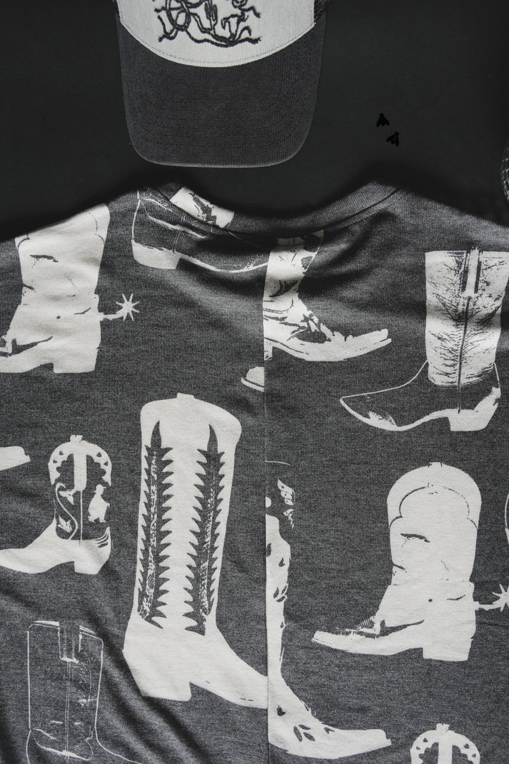 Scootin Boogie Oversized Tee | Western Cowgirl Oversized Graphic Tee
