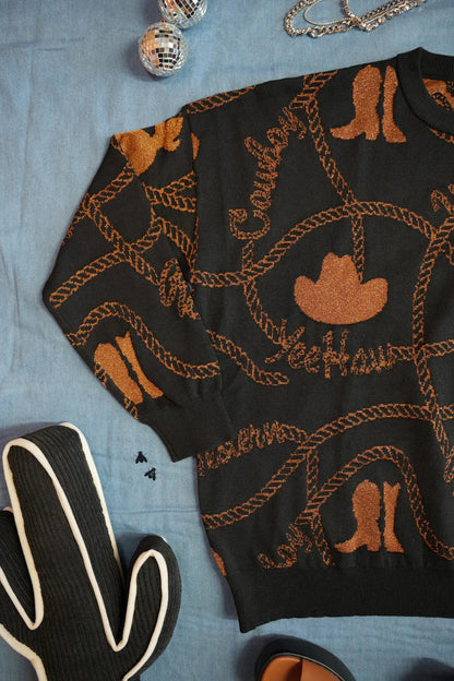 Copper Cowboy Sweater