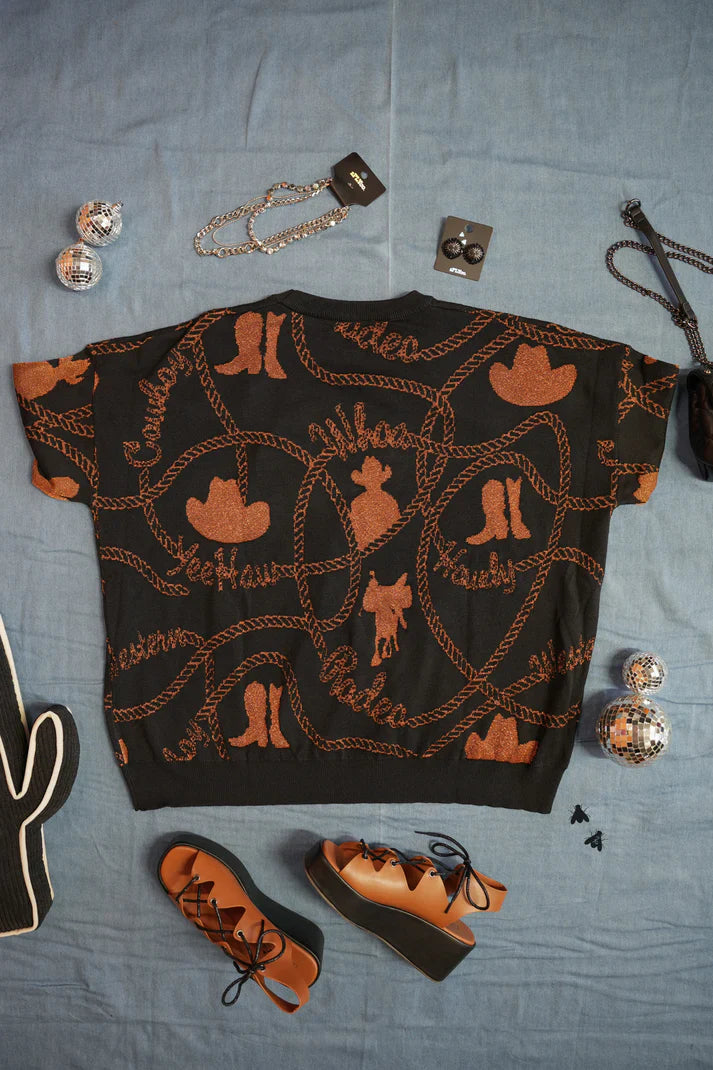 Copper Cowboy Sweater
