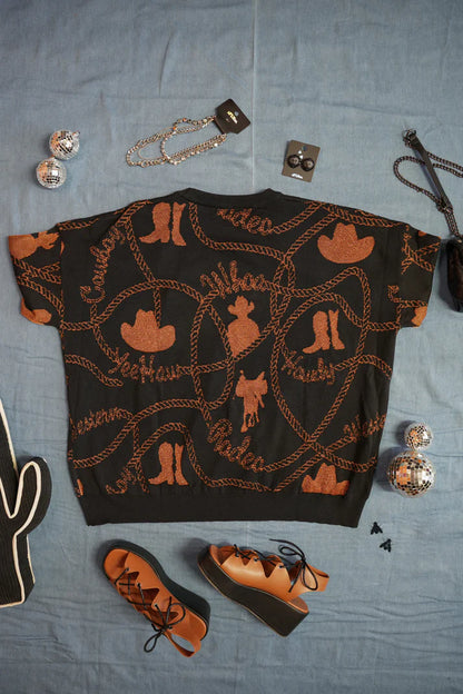 Copper Cowboy Sweater