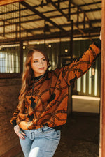 Load image into Gallery viewer, Copper Cowboy Sweater
