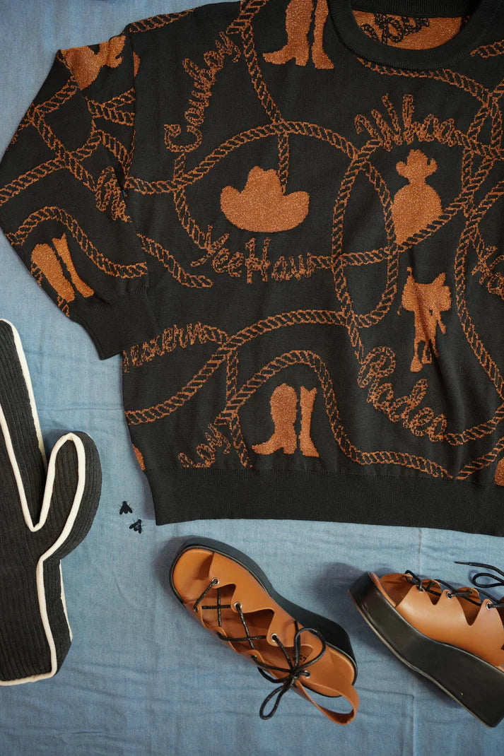 Copper Cowboy Sweater