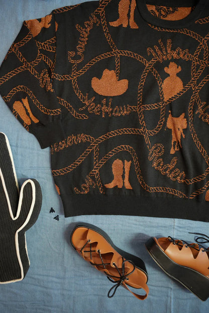 Copper Cowboy Sweater