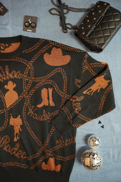 Copper Cowboy Sweater