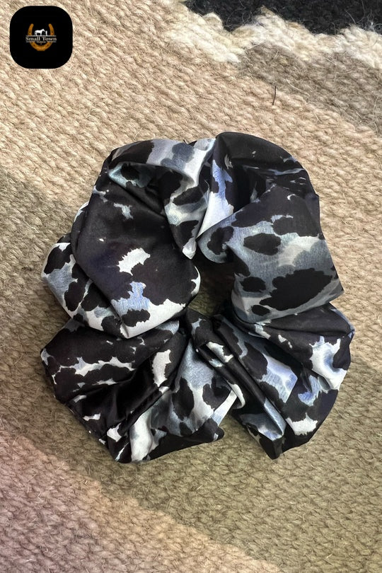 Cow Town Scrunchie | Western Cowgirl Cow Print Scrunchie