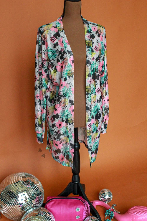 Margarita Moves Mesh Cardigan