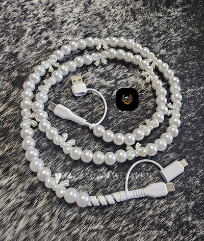 Bows & Pearls 4 Way Multi Charger
