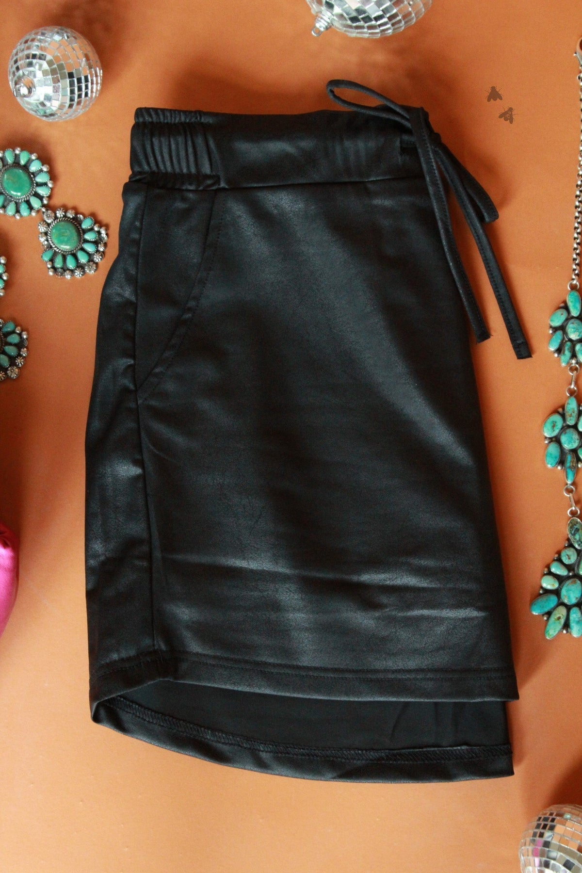 Skorty Spice Skort | Western Faux Leather Cowgirl Skort