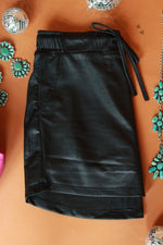 Load image into Gallery viewer, Skorty Spice Skort | Western Faux Leather Cowgirl Skort
