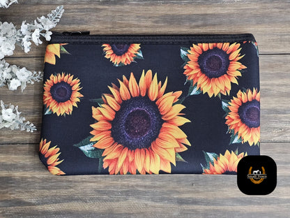 Cowgirl Neoprene Cosmetic Makeup Accessory Bags