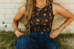 Load image into Gallery viewer, Howdy Partner Tank | Western Cowgirl Soft Tank Top
