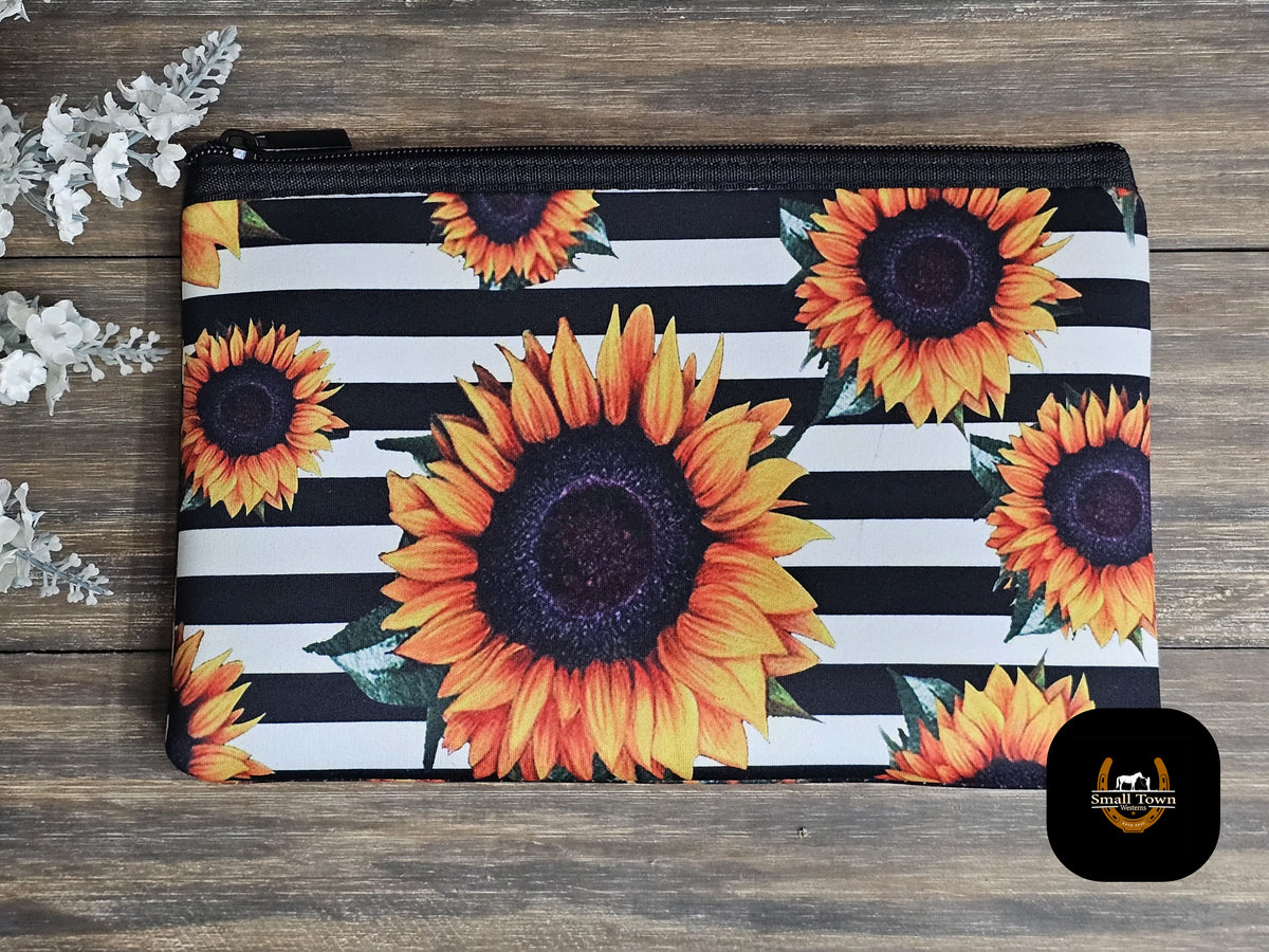 Cowgirl Neoprene Cosmetic Makeup Accessory Bags