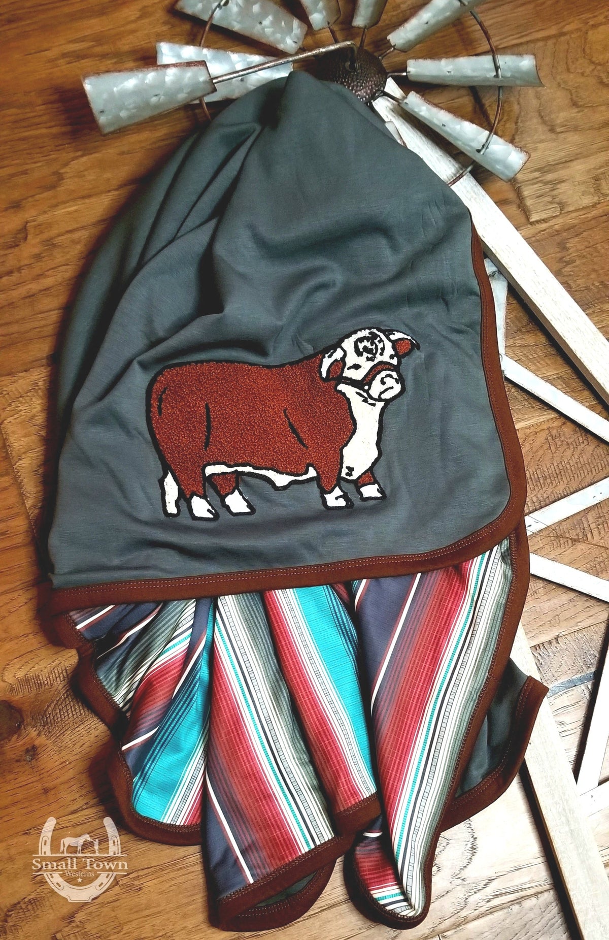 He's Bluffin Blanket | Western Cowgirl Soft Sherpa Blanket