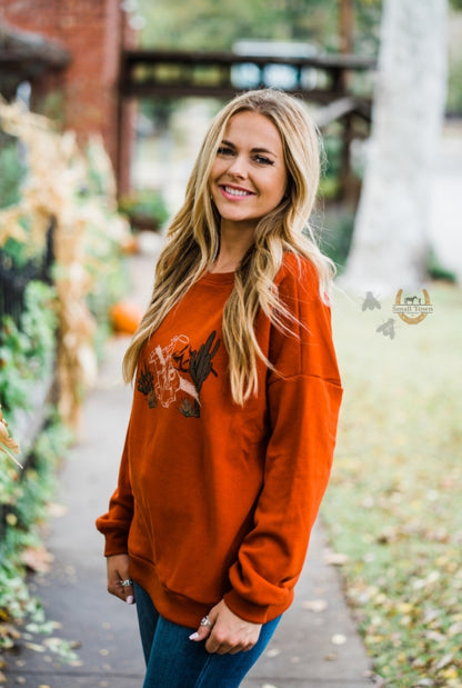 Western Way Of Life Sweatshirt | Western Cowgirl Oversized Soft Sweatshirt