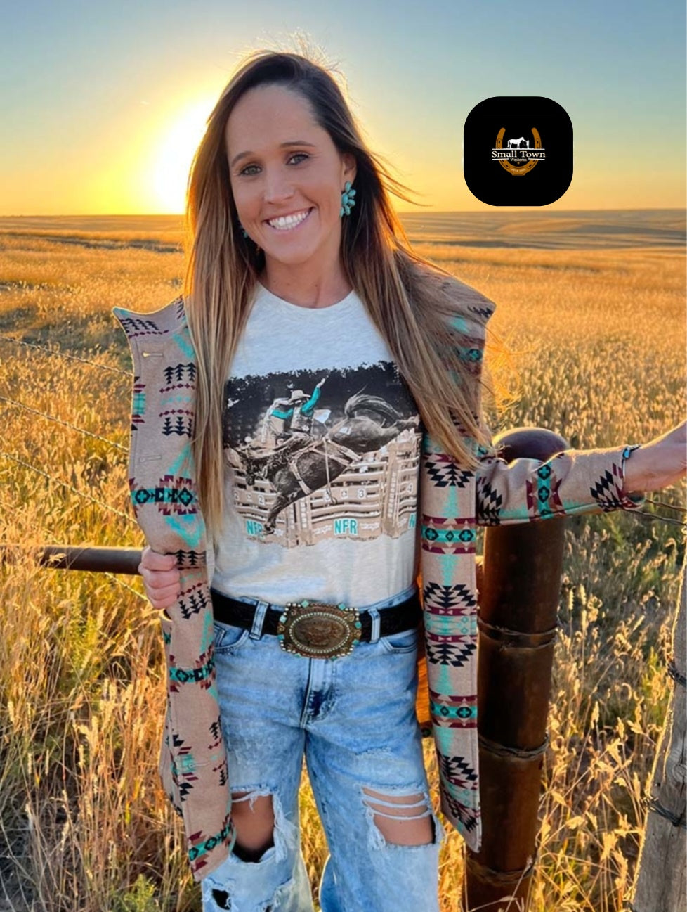 The Wyatt NFR Tee | Western Cowgirl Rodeo Graphic Tee
