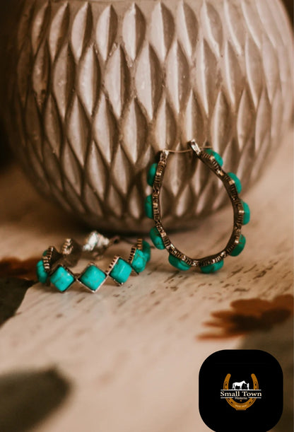 Laredo Sky Hoop Earrings