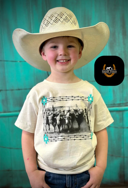 Horns and Hides Kids Tee