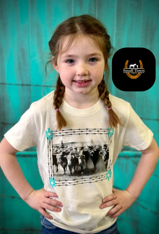 Horns and Hides Kids Tee