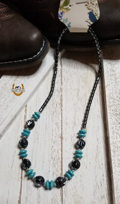 Hematite Mix Beads Necklace