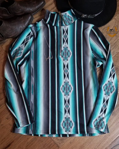 Kiss Me In The Dark Pullover | Western Cowgirl Soft Pullover with Pockets