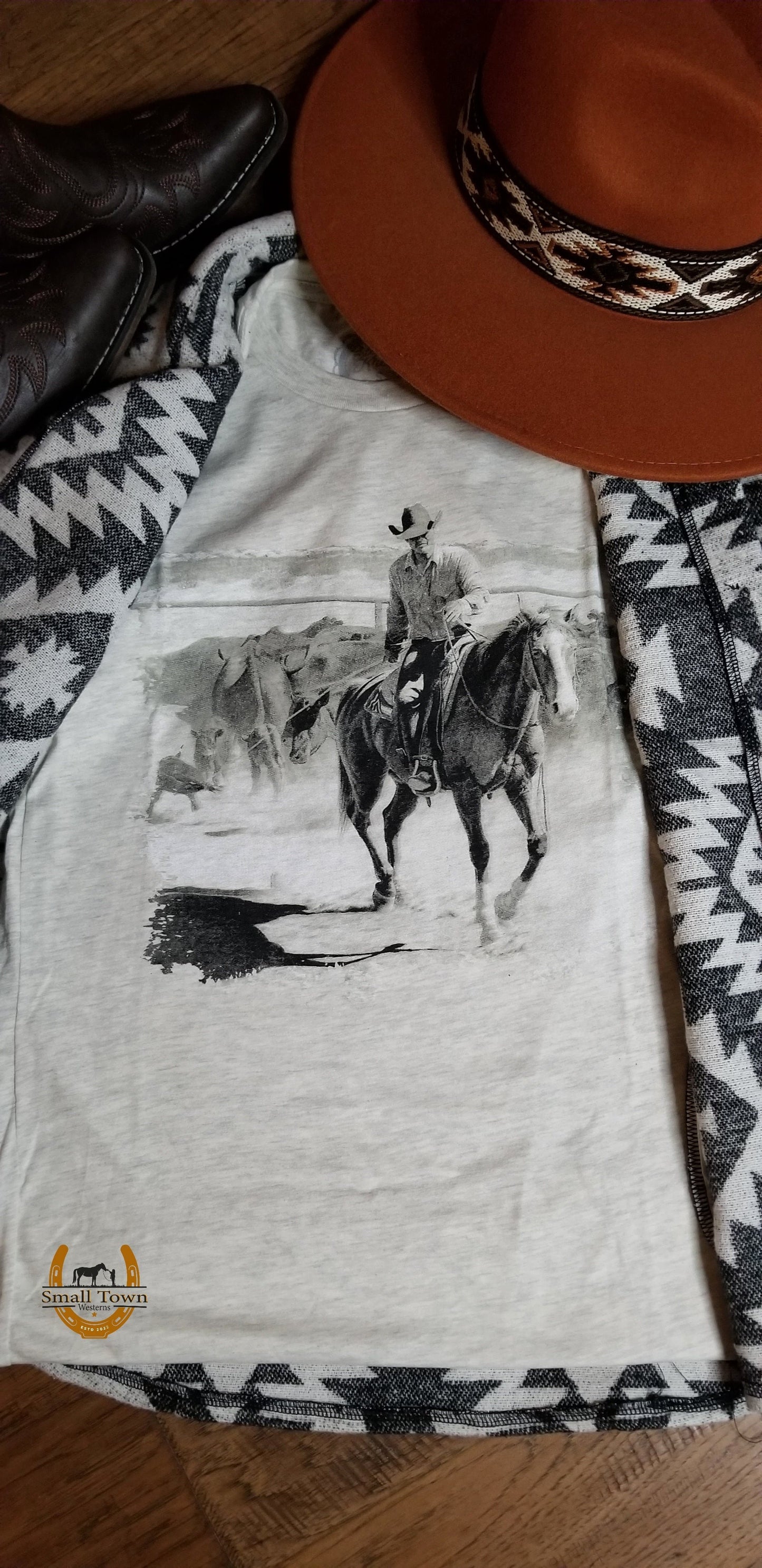 All In A Days Work Tee | Western Cowgirl Graphic Tee Brian Asher
