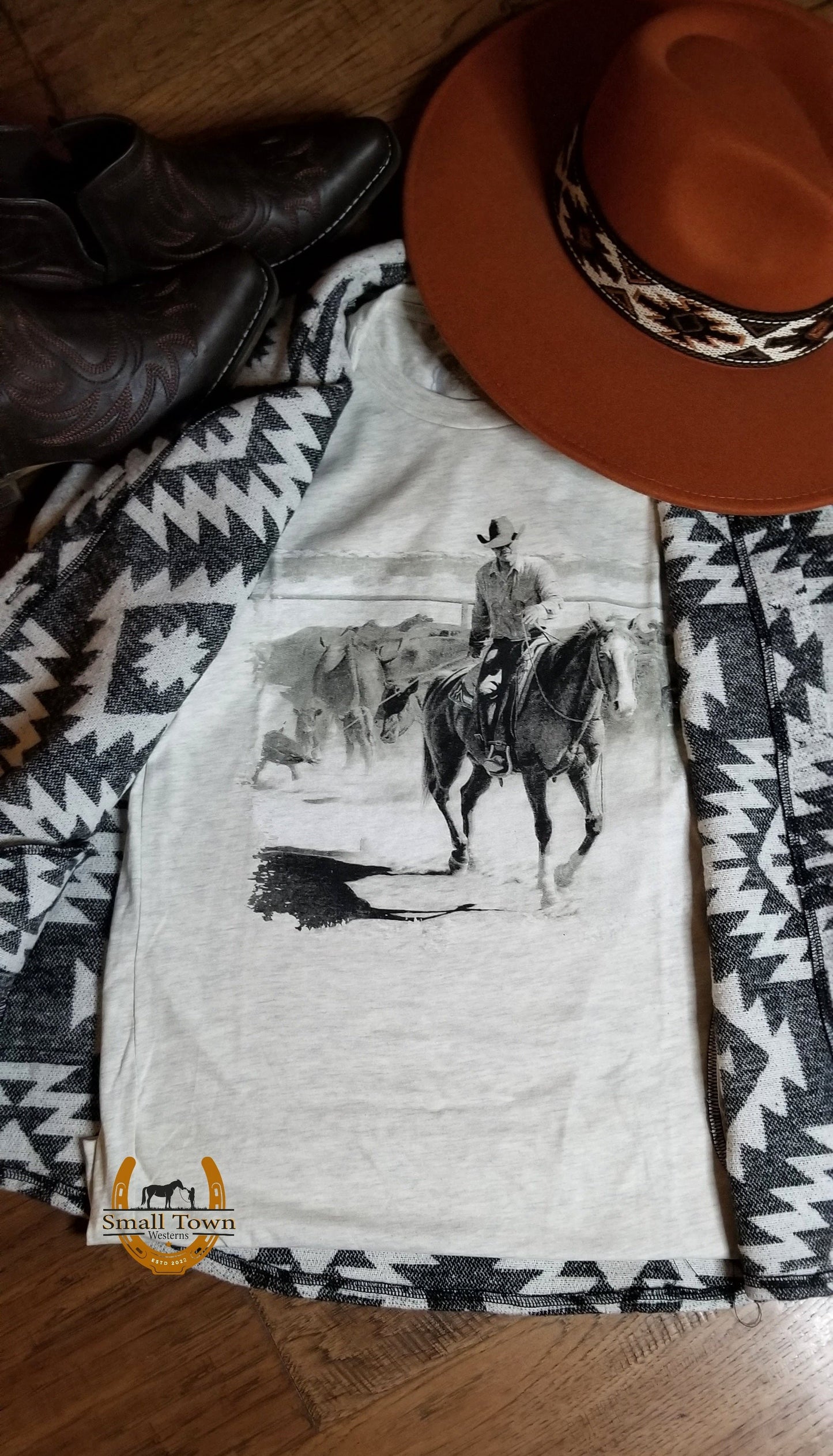 All In A Days Work Tee | Western Cowgirl Graphic Tee Brian Asher
