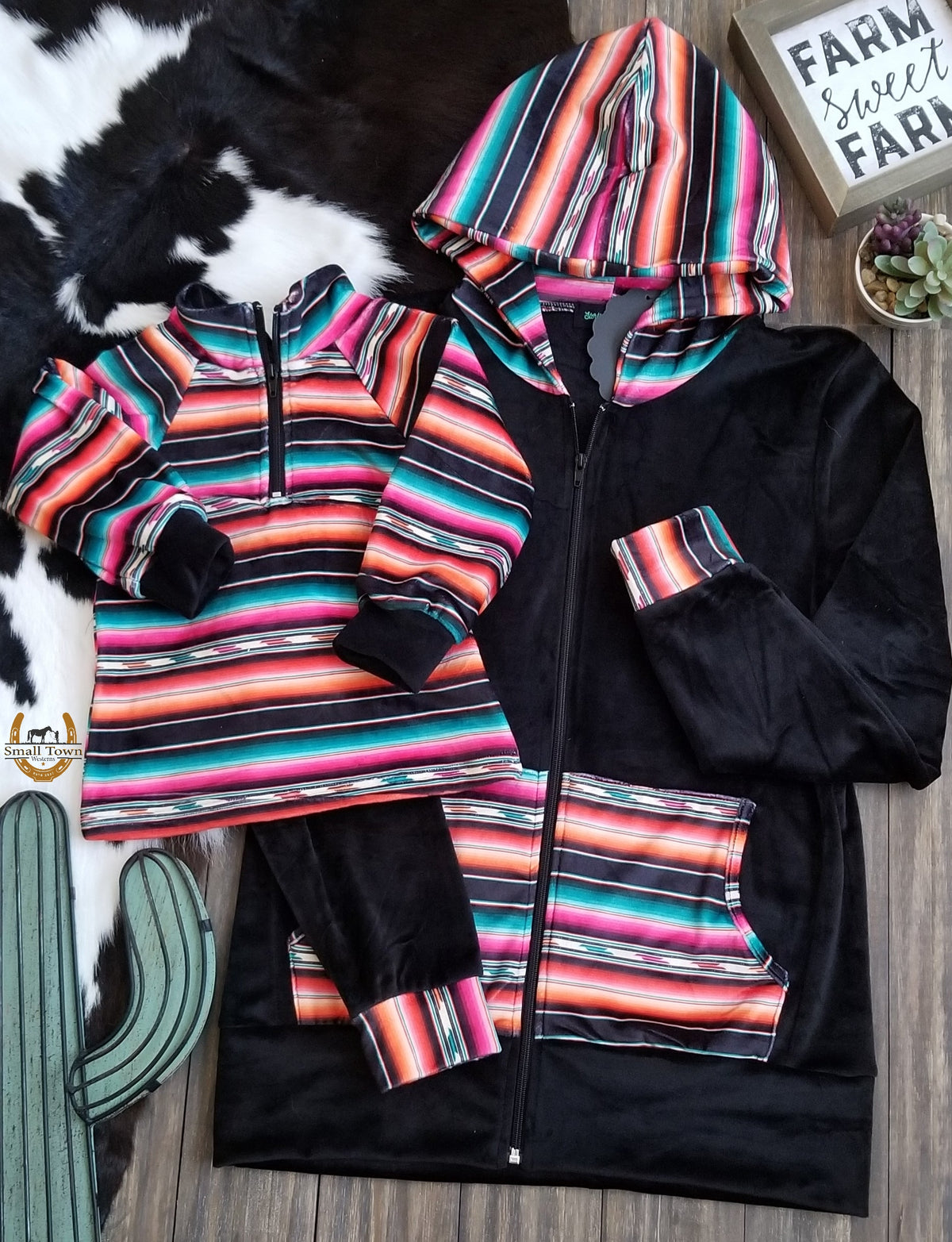 Wild Child Pullover | Western Kids Soft Pullover Bold Print