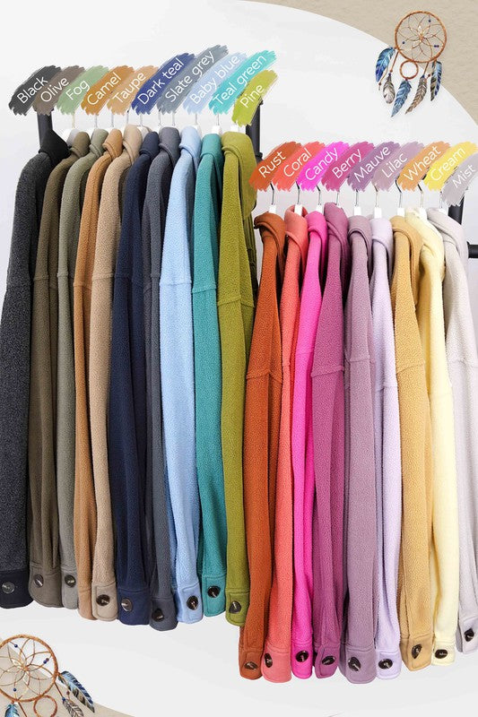 Sunset Fleece Shacket